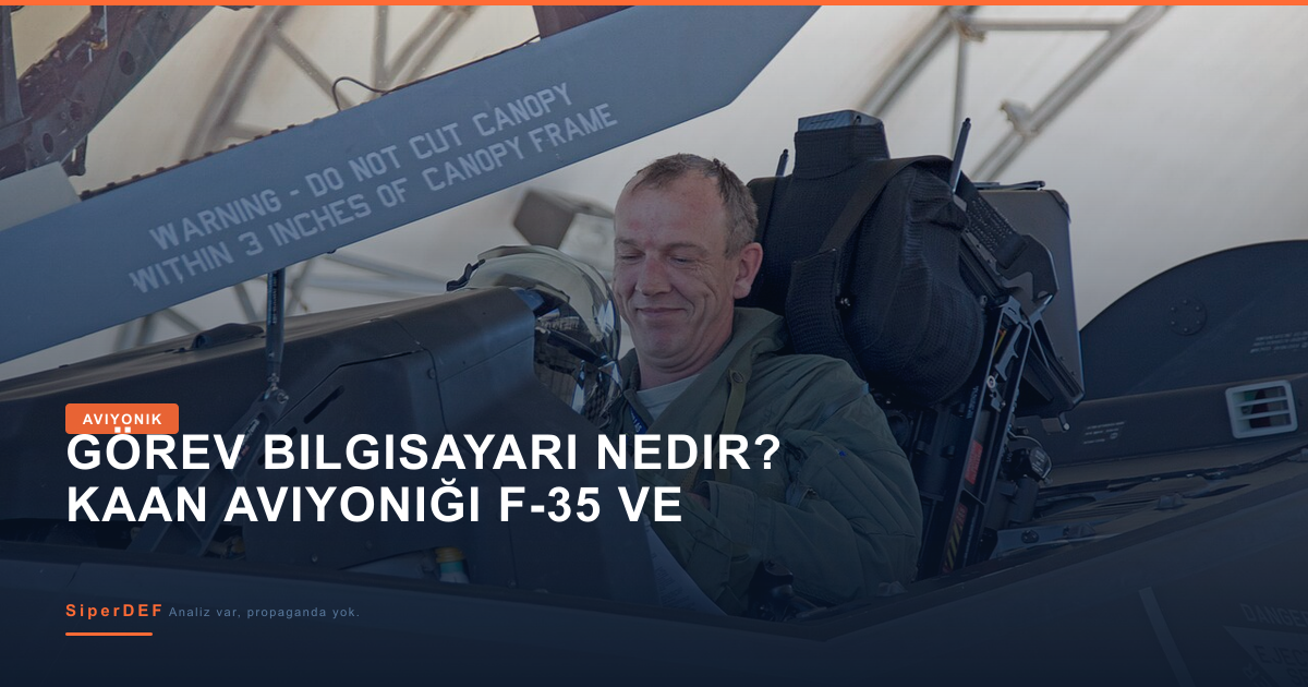 Savaş uçağı görev bilgisayarı aviyonik suite dijital konsept görseli